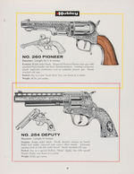 "HUBLEY" TOY GUNS 1950s CATALOG LOT.