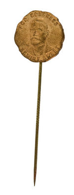 "FOR CONGRESS EDWIN F. SWEET" MINT STICKPIN FROM 1910.