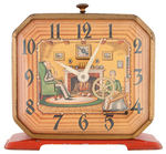 LUX SPINNING WHEEL WITH TREADLE FIRST VERSION ANIMATED ALARM CLOCK.