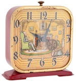 LUX SPINNING WHEEL WITHOUT TREADLE SECOND VERSION ANIMATED ALARM CLOCK.