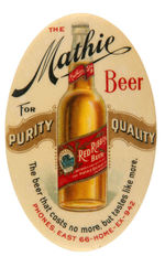 “THE MATHIE BEER FOR PURITY/QUALITY” POCKET MIRROR.