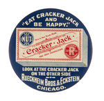 “EAT CRACKER JACK AND BE HAPPY' POCKET MIRROR.