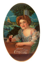 “DRINK COCA-COLA” 1909 POCKET MIRROR.