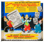 “POST’S CEREAL BIG CIRCUS FOR 1947” HUGE PROTOTYPE MERCHANDISING FOLDER ORIGINAL ART.