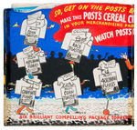 “POST’S CEREAL BIG CIRCUS FOR 1947” HUGE PROTOTYPE MERCHANDISING FOLDER ORIGINAL ART.