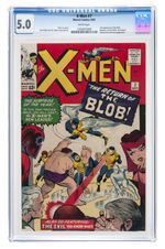 "X-MEN" #7 SEPTEMBER 1964 CGC 5.0 VG/FINE.