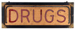 "DRUGS" SALESMAN'S SAMPLE DRUGSTORE LIGHTED SIGN.