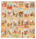 "MICKEY MOUSE" GLOBE TROTTERS/RECIPE SCRAP BOOK EPHEMERA LOT.