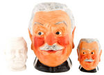 FRANK MORGAN FIGURAL CELEBRITY MUG TRIO BY WARREN.