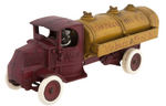 ARCADE "WEBACO OIL CO." RARE CAST IRON TRUCK.