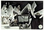 THE NIGHTMARE BEFORE CHRISTMAS ORIGINAL STORYBOARD.