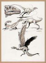 WILLIAM STOUT ORIGINAL DINOSAUR ART.