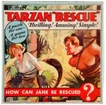 “TARZAN RESCUE/A PUZZLE FOR ONE-A GAME FOR TWO” IN BOX.