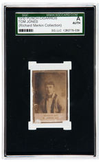 1910 PUNCH CIGARROS TOM JONES SGC A (AUTHENTIC) WITHOUT BACKING (RICHARD MERKIN COLLECTION).