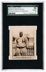 1923-1924 BILLIKEN MARCELINO GUERRA SGC 50 VG/EX 4 (RICHARD MERKIN COLLECTION).