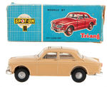 "SPOT-ON VOLVO 122S" BOXED DIE-CAST REPLICA BY TRI-ANG.