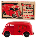 "ROYAL MAIL/MINIC TRANSPORT EXPRESS SERVICE" BOXED DIE-CAST REPLICA PAIR BY TRI-ANG.