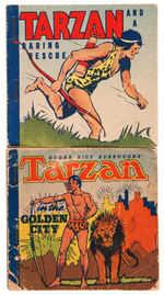 "TARZAN" PAN-AM GASOLINE & MOTOR OILS PREMIUM BOOK PAIR.