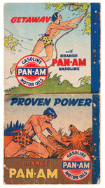 "TARZAN" PAN-AM GASOLINE & MOTOR OILS PREMIUM BOOK PAIR.