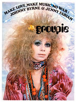 "GROUPIE: A SEX ROCK ODYSSEY" BOOK POSTER.