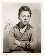 MICKEY ROONEY VINTAGE SIGNED PUBLICITY STILL.