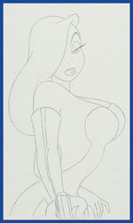 WHO FRAMED ROGER RABBIT? PRODUCTION DRAWING FEATURING JESSICA RABBIT.