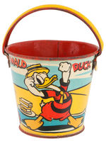 "DONALD DUCK" SMALL SIZE SAND PAIL.