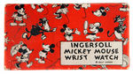 "INGERSOLL MICKEY MOUSE WRIST WATCH" BOXED 1934 VERSION.