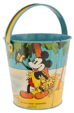 DONALD DUCK & MICKEY MOUSE SAND PAIL (VARIETY).