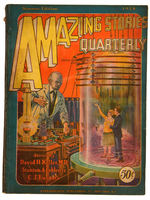 "AMAZING STORIES QUARTERLY" 12 ISSUE PULP LOT INCLUDING NO. 2-4.