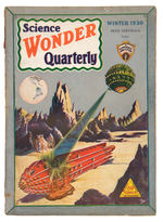 "SCIENCE WONDER STORIES/SCIENCE WONDER QUARTERLY" LOT OF 11 PULPS INCLUDING BOTH FIRST ISSUES.