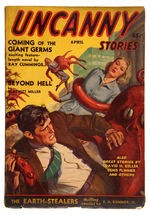 "MARVEL TALES/UNCANNY" STORIES PULP PAIR.