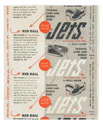 "JETS" PHOTO ALBUM WITH CARDS AND WRAPPER.
