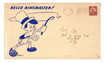 "PINOCCHIO CIRCUS RINGMASTER'S SCRAPBOOK AND GUIDE" WITH ENVELOPE/CARDS.