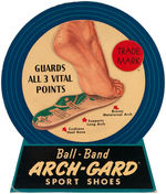 "ARCH-GARD" SHOES ADVERTISING STANDEE.