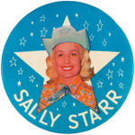 SALLY STARR CIRCUS POSTER & BUTTON.