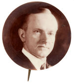 COOLIDGE 1924 REAL PHOTO BUTTON.