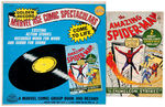 "THE AMAZING SPIDER-MAN" COMIC BOOK & RECORD PAIR.