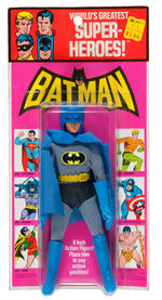 REMOVABLE COWL "BATMAN" KRESGE CARDED MEGO ACTION FIGURE.