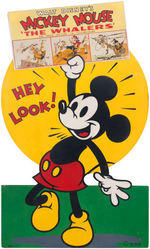 MICKEY MOUSE LARGE THEATER CARTOON DISPLAY STANDEE.