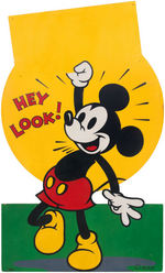 MICKEY MOUSE LARGE THEATER CARTOON DISPLAY STANDEE.