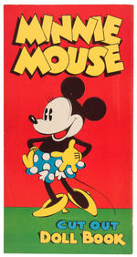 RARE LARGE FORMAT "MICKEY/MINNIE MOUSE CUT OUT DOLL BOOK."