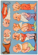 "SNOW WHITE AND THE SEVEN DWARFS PAPER DOLLS" LARGE FORMAT BOOK.