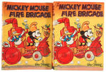 "THE MICKEY MOUSE FIRE BRIGADE" HARDCOVER WITH DUST JACKET  IN CHOICE CONDITION.