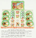 "THE OHIO ART CO. DECORATED METAL TOYS & NOVELTIES" RETAILER'S FOLDER FEATURING DISNEY ITEMS.