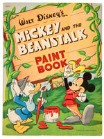 "MICKEY AND THE BEANSTALK PAINT BOOK."