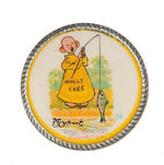 YELLOW KID EASEL BACK VARIETY BUTTON #34.