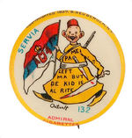 YELLOW KID RARE BUTTON #132.