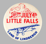 RARE "LAND OF LINDBERGH" FOR CELEBRATION "JULY 4 LITTLE FALLS."