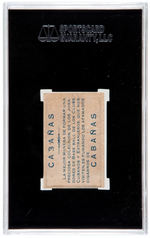 1909 CABANAS CHARLES SCHMIDT SGC 20 FAIR 1.5 (RICHARD MERKIN COLLECTION).